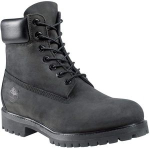 Black 6 inch Premium Timberland Boots - Mens Size 8.5